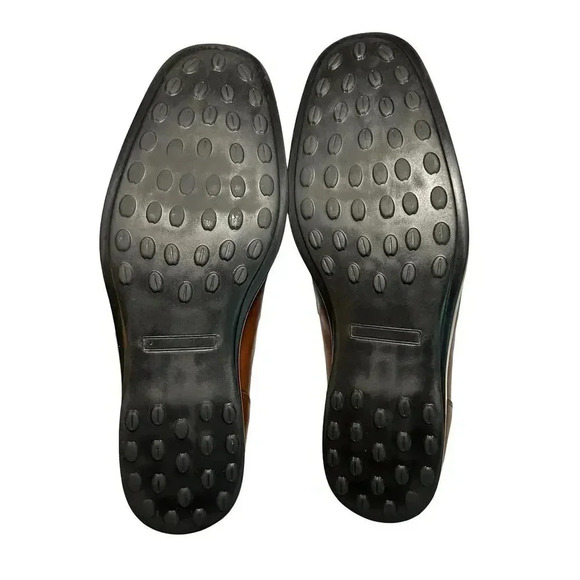 Luca Bossi Men’s Leather Casual Driving Loafers Brown Size 43 (9-9.5 U.S.) - Picture 9 of 9